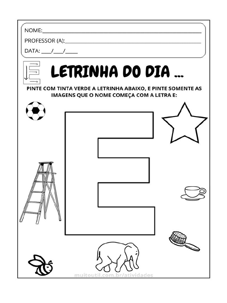 letra E | PDF