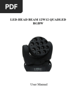 DMX512 Mini Floodlight Functions | PDF | Color | Lighting