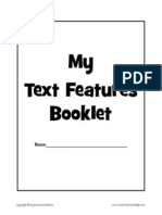 My Text Features Booklet: Name