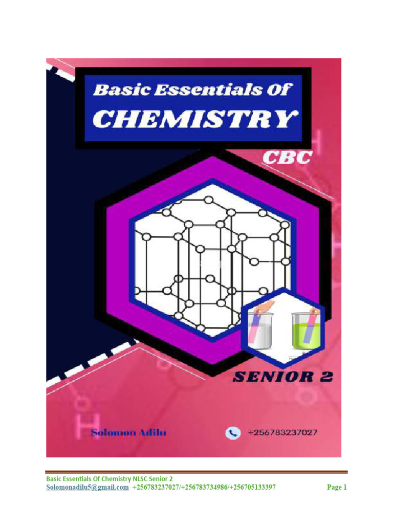 Basic Essentials of Chemistry - s2 Sample | PDF | Ph | Acid