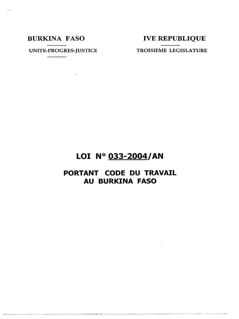 Code Du Travail | PDF