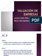 Valuación de Empresas NIC 36