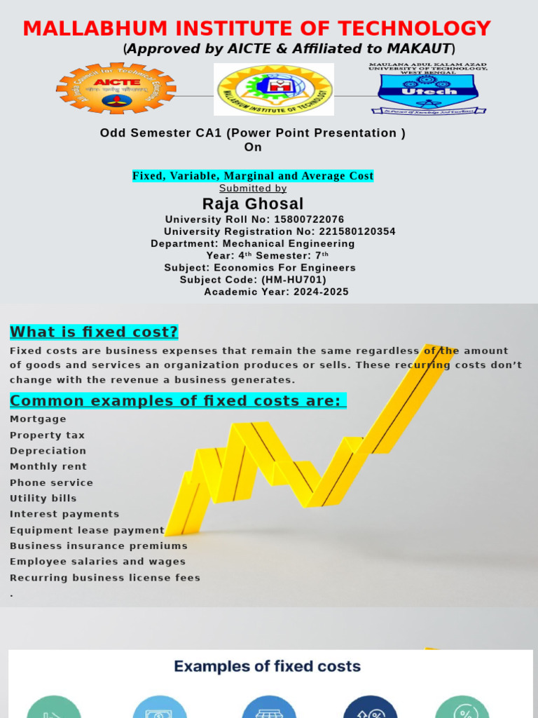 Understanding Fixed and Variable Costs | PDF | Marginal Cost | Business