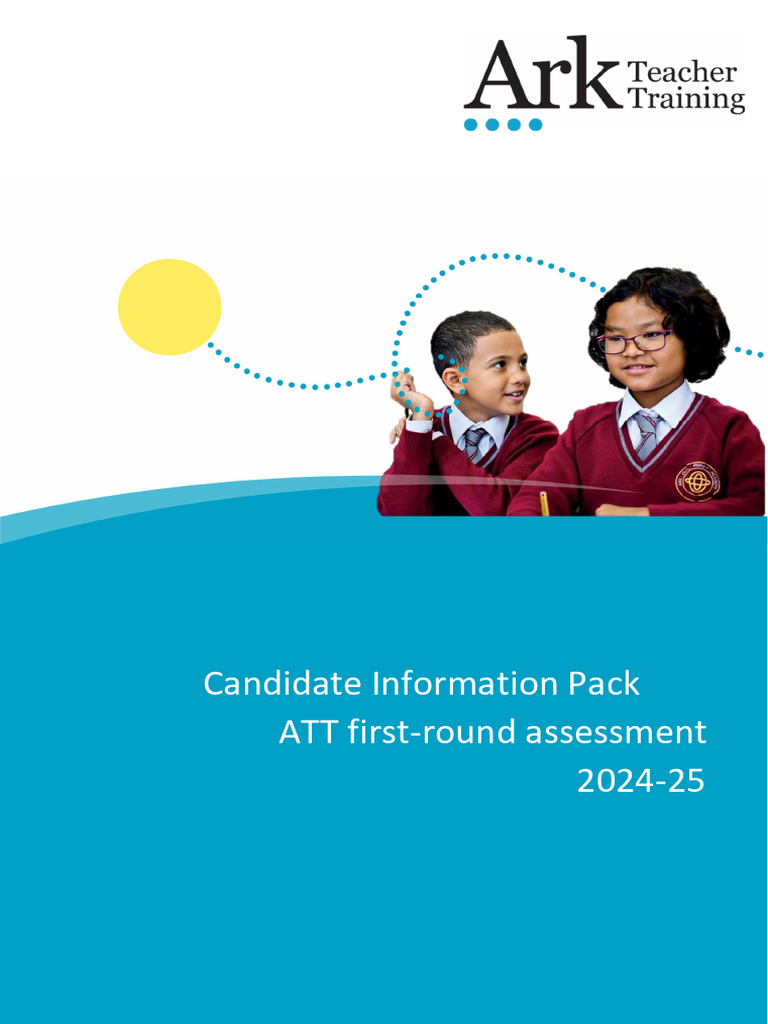 ATT Candidate Information Pack 2024-2025 | PDF | Teachers | Teacher ...