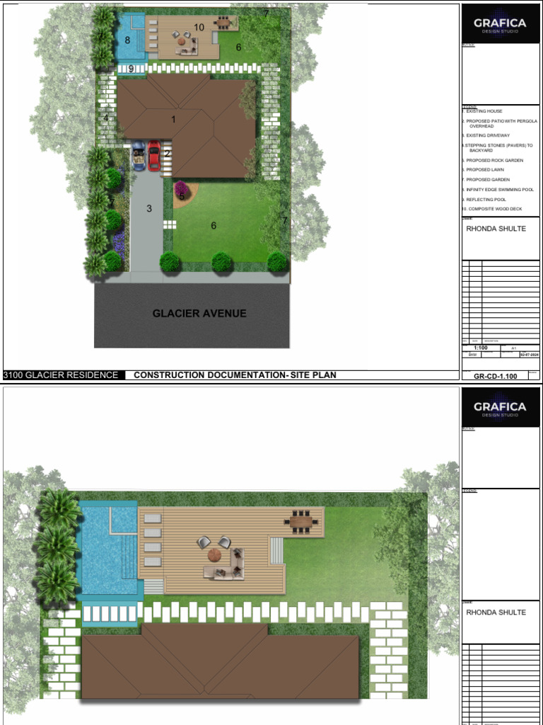 Glacier Residence Site Plan Docs | PDF | Building Materials ...