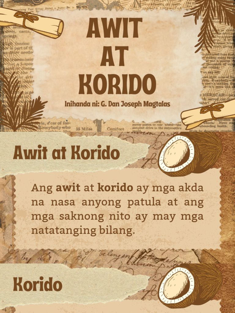 Awit at Korido | PDF