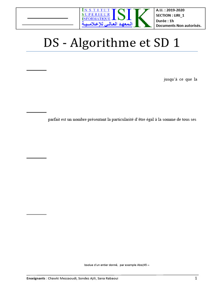 Algorithmes de base en programmation | PDF