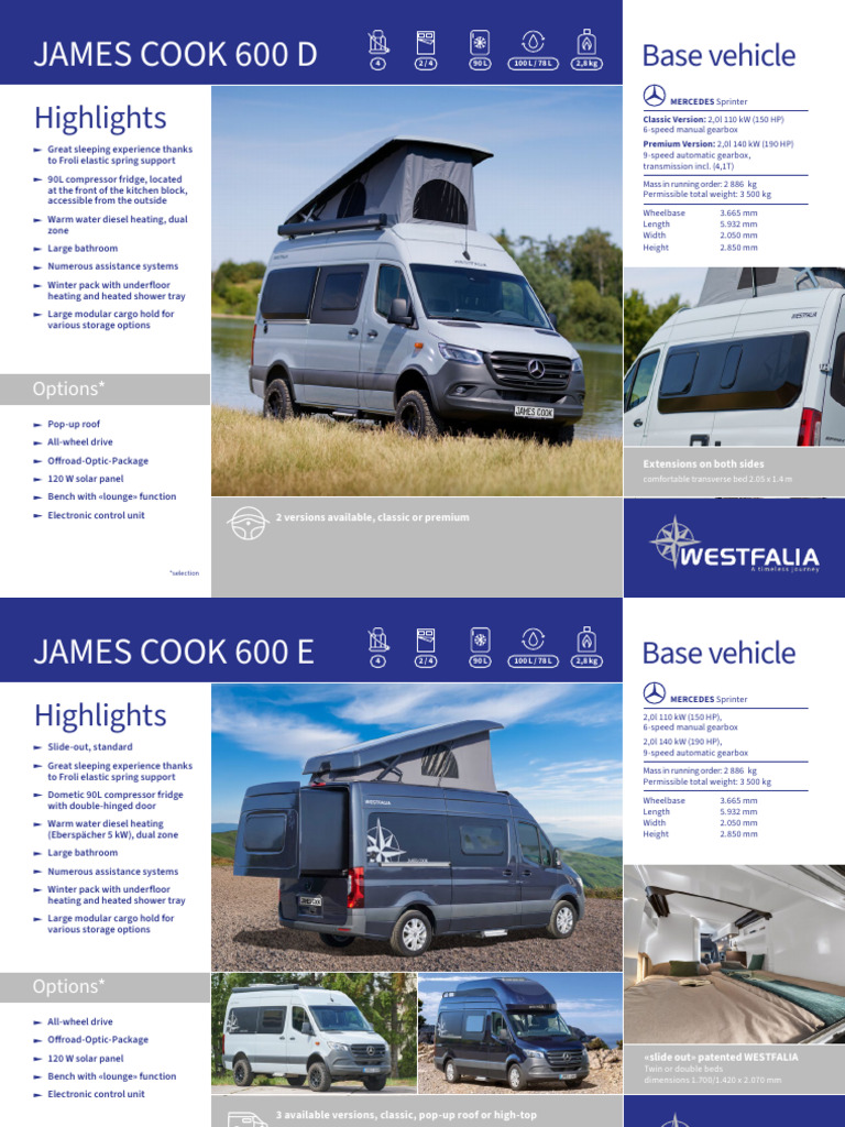 James Cook 600 D Overview | PDF | Mercedes Benz Sprinter | Automotive ...
