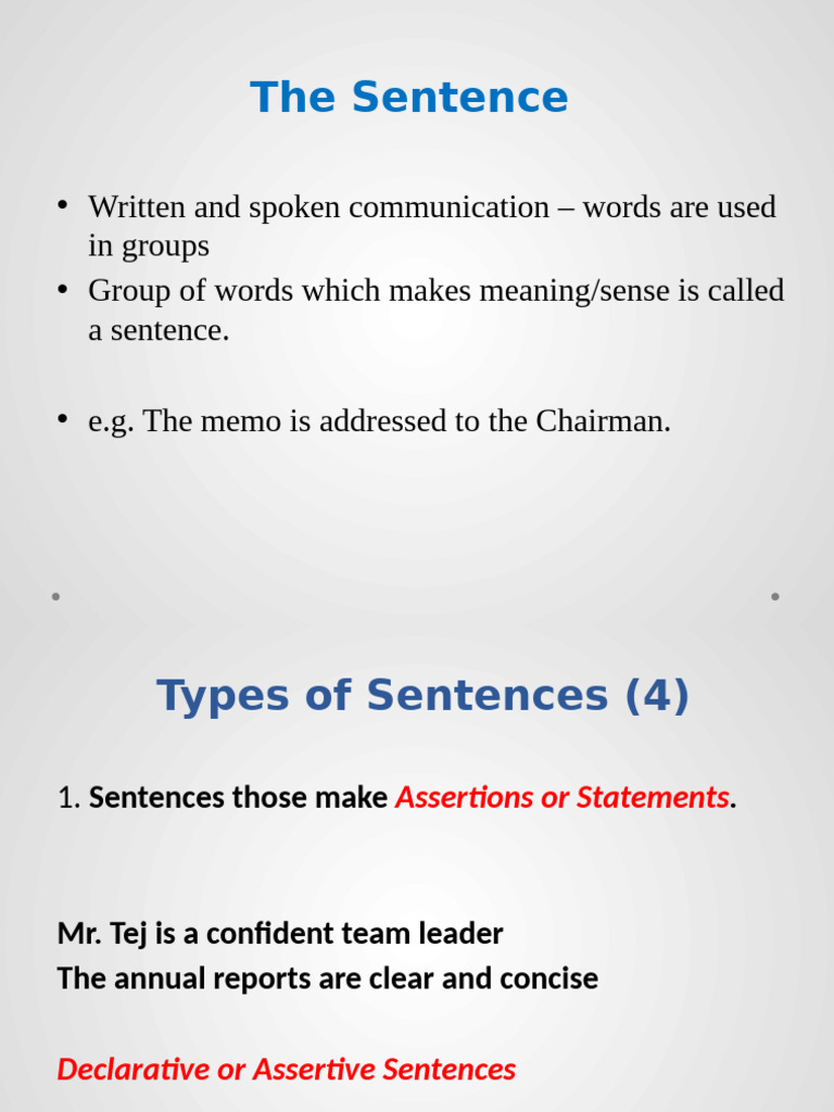 Understanding Sentence Structure and Types | PDF | Verb | Subject (Grammar)