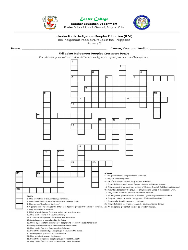 Activity2CrosswordPuzzle PDF