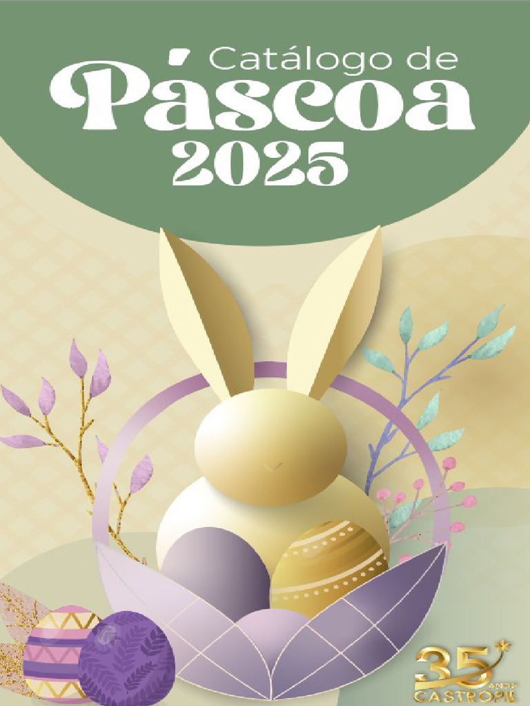 Itens de Páscoa Hotboys 2025 PDF Cor Arcoíris