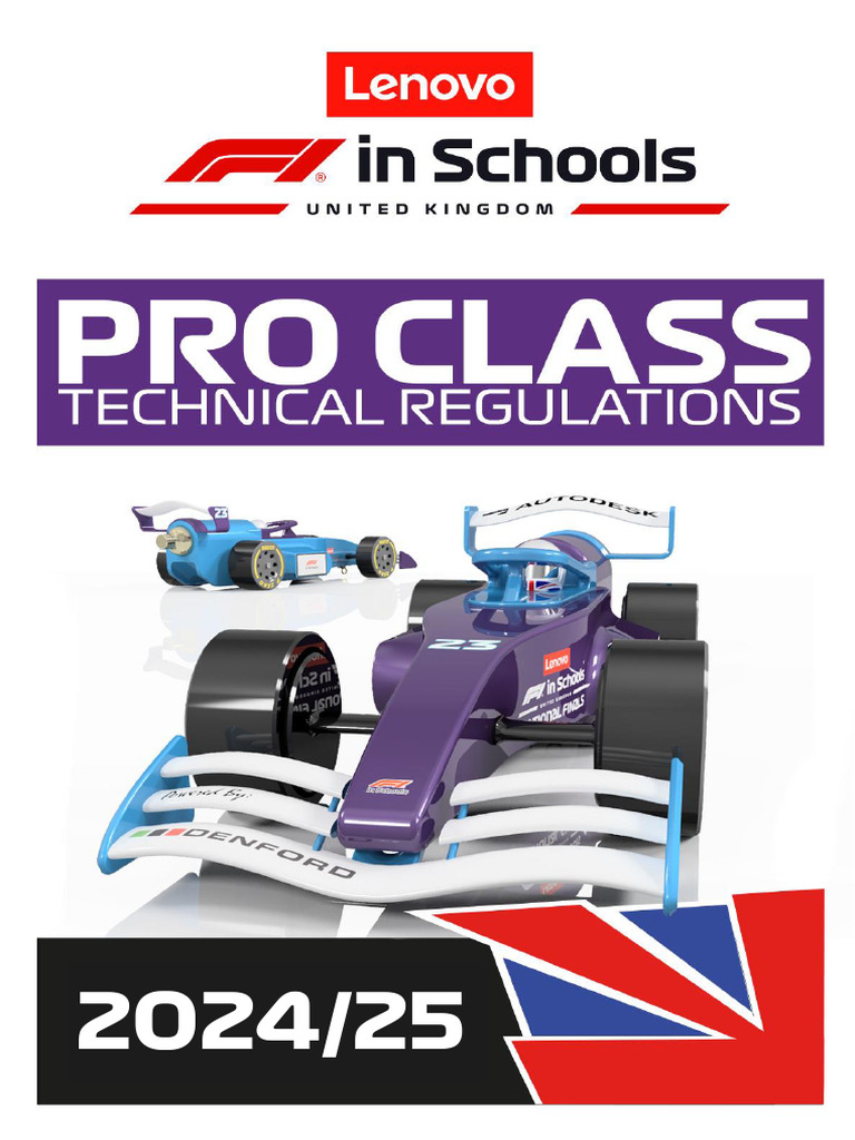 f1 in Schools Technical Regulations 2024-2025 Pro | PDF