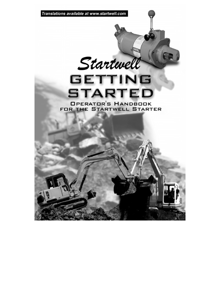 Startwell Mechanical Starter Manual | PDF | Gear | Mechanical Engineering