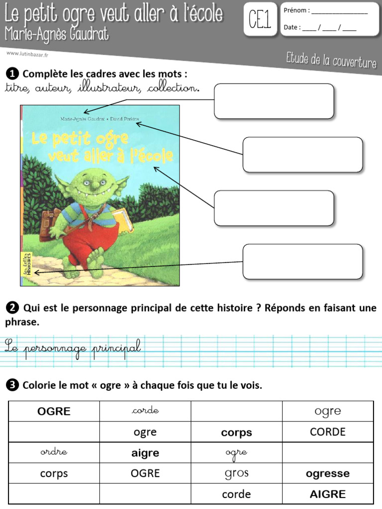 Activités autour du Petit Ogre | PDF