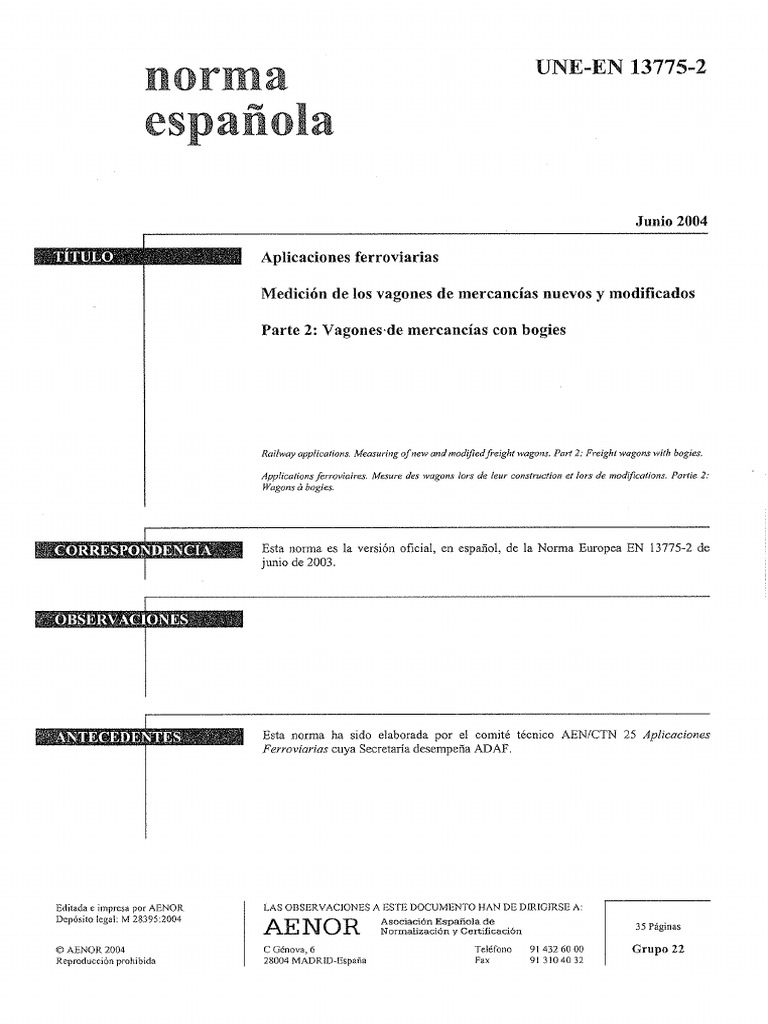 Une en 13775-2-2004 | PDF