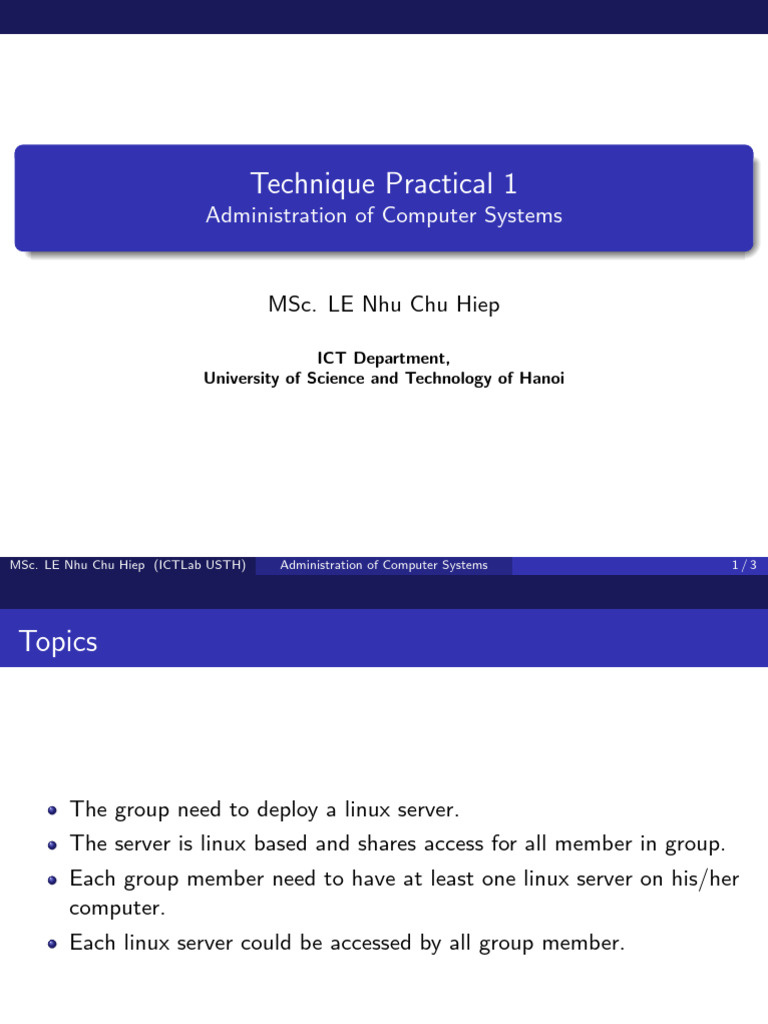 Linux Server Deployment Guide | PDF