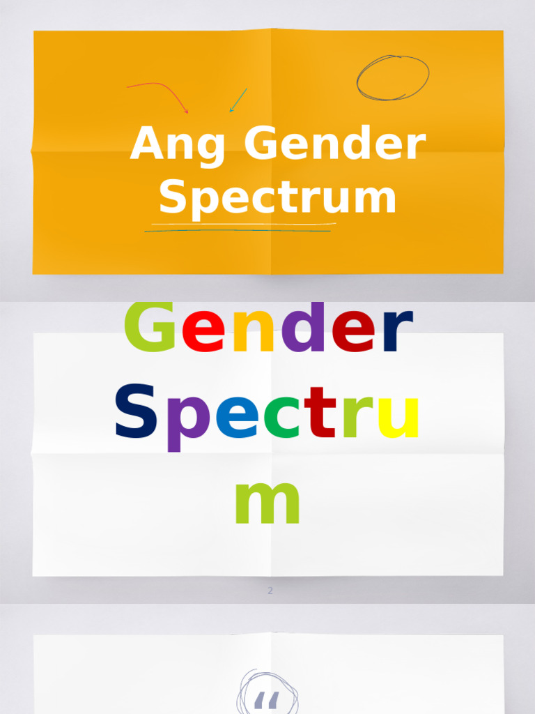 Ang Gender Spectrum | PDF