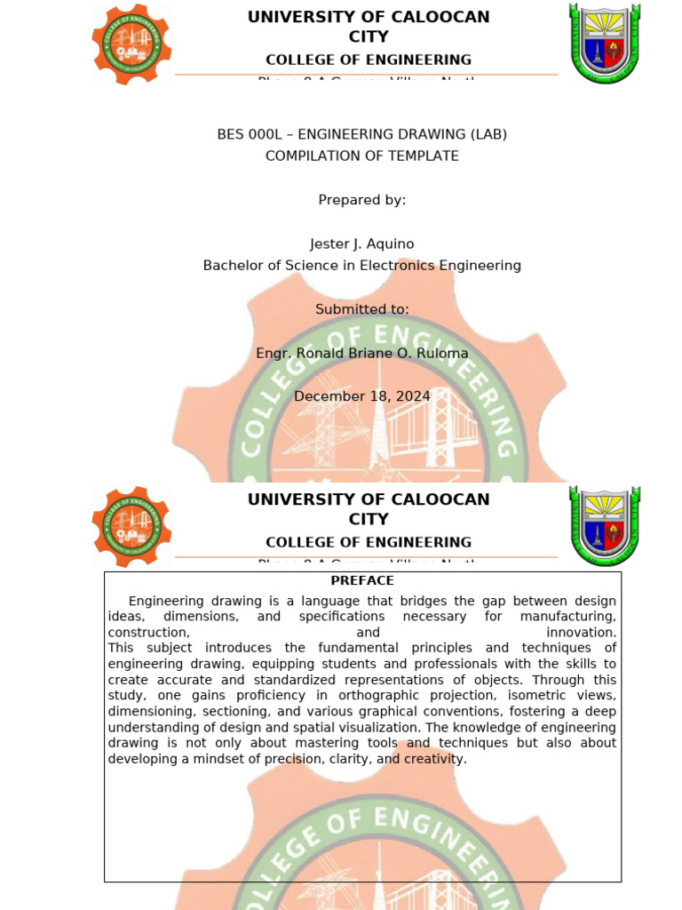 Engineering Drawing Lab Compilation | PDF | Engineering | Cognition