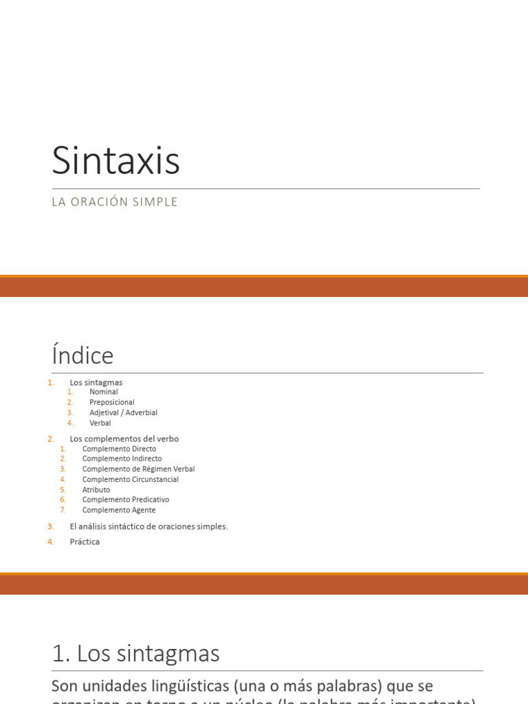 Sintaxis simple pdf adverbio verbo