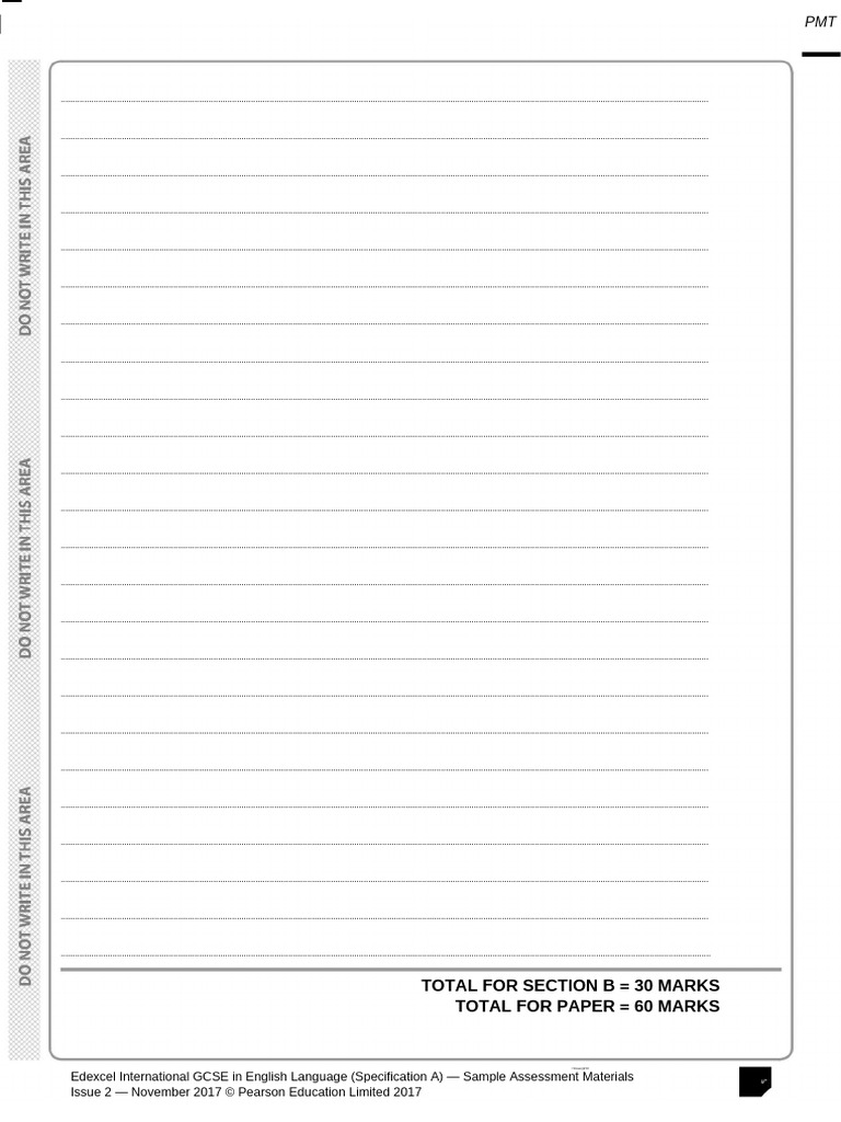 Edexcel IGCSE English Language Exam Guide | PDF | Student Assessment ...