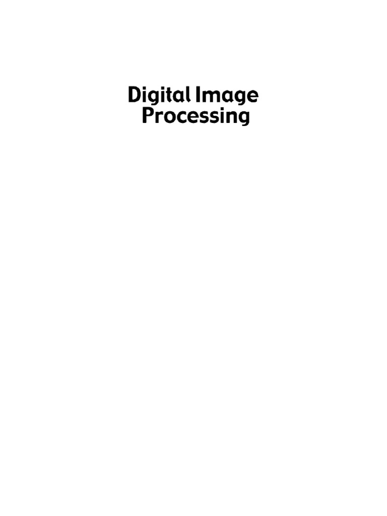 2.digital Image Processing (S. Jayaraman) 1 | PDF