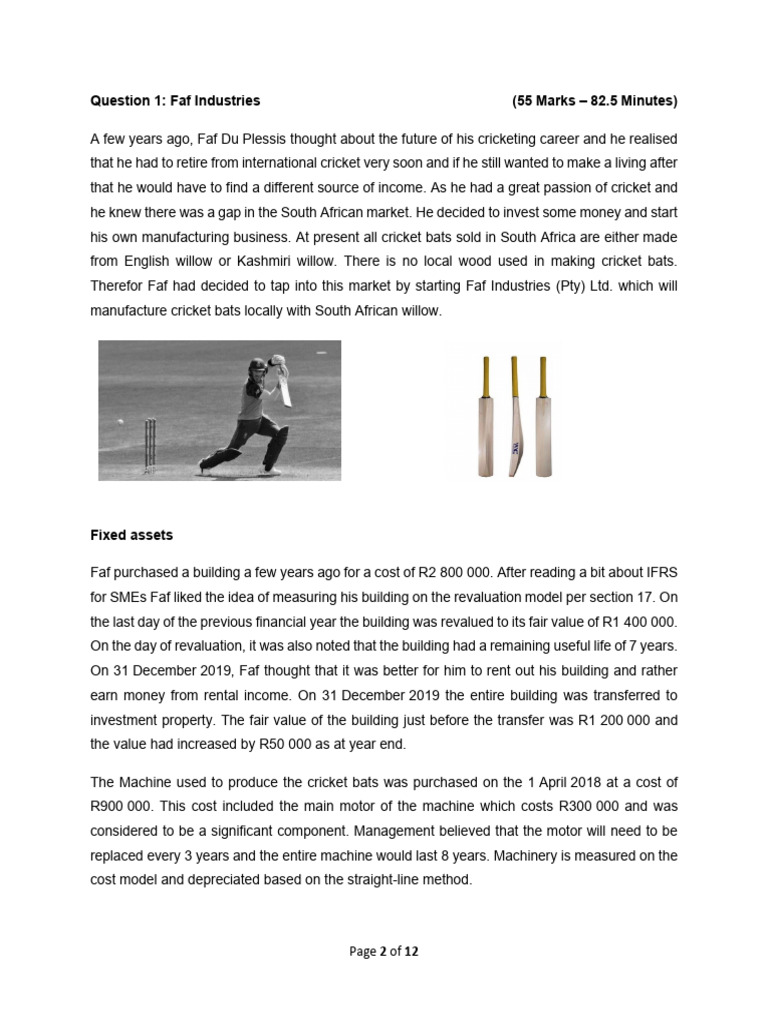 Acc 2 Question Paper Combined - After External - SAKAI-2-6 | PDF | Fair ...