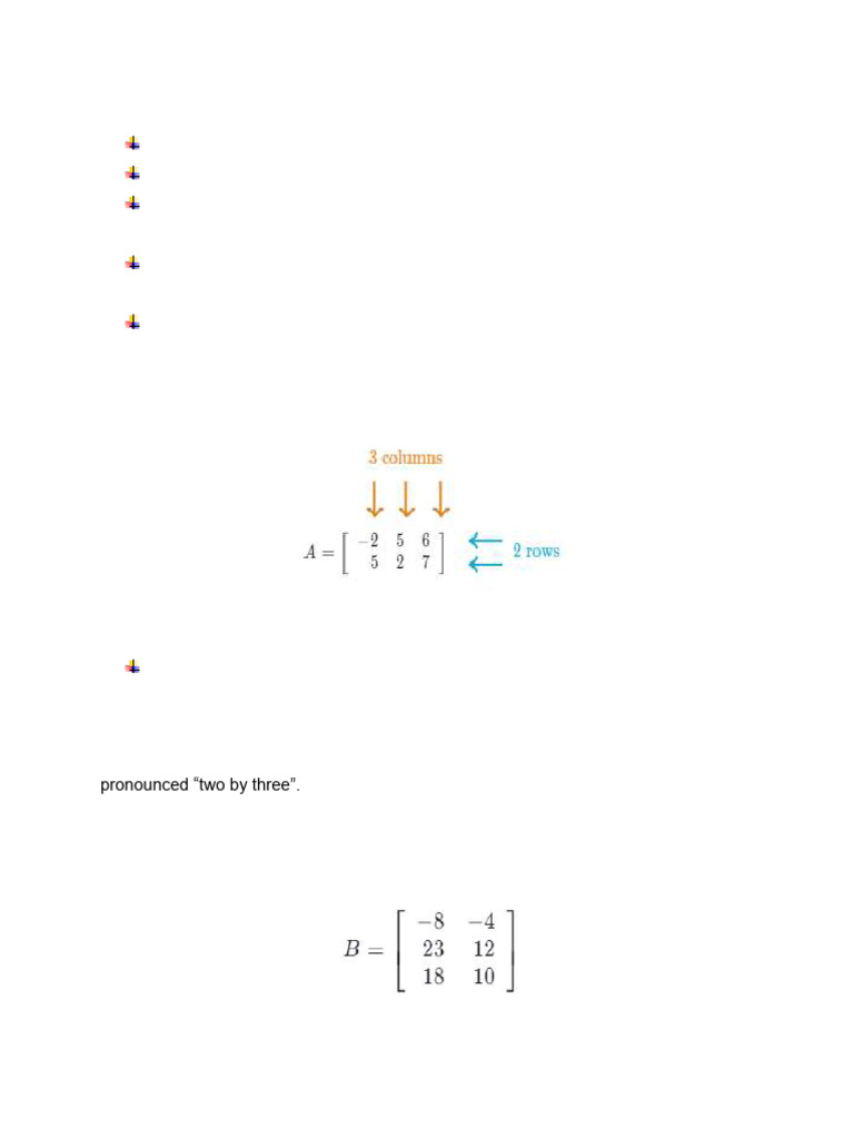 Lecture 4 Matrices Pdf Matrix Mathematics Determinant