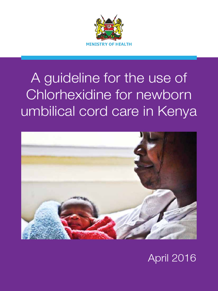 Chlorhexidine Guidelines for Cord Care | PDF | Childbirth | Infants