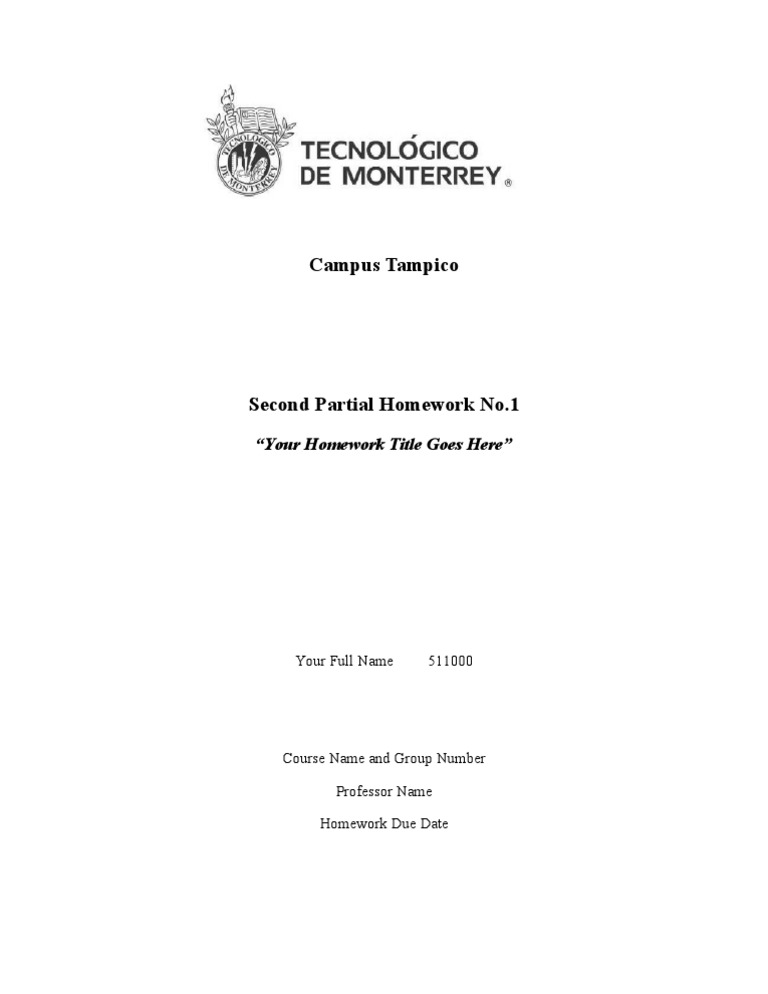 Cover PAge Example | PDF