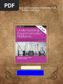 Download full Understanding Experimentation Platforms First Edition Adil Aijaz ebook all chapters