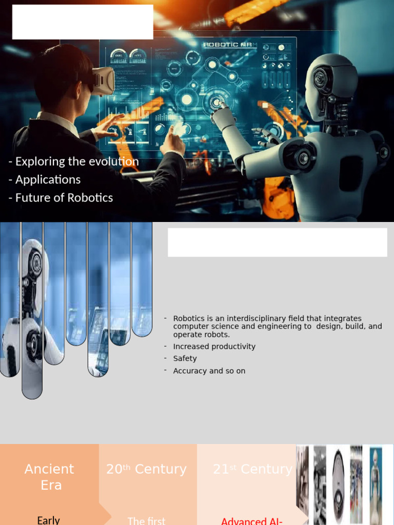 Evolution and Future of Robotics | PDF | Robot | Robotics