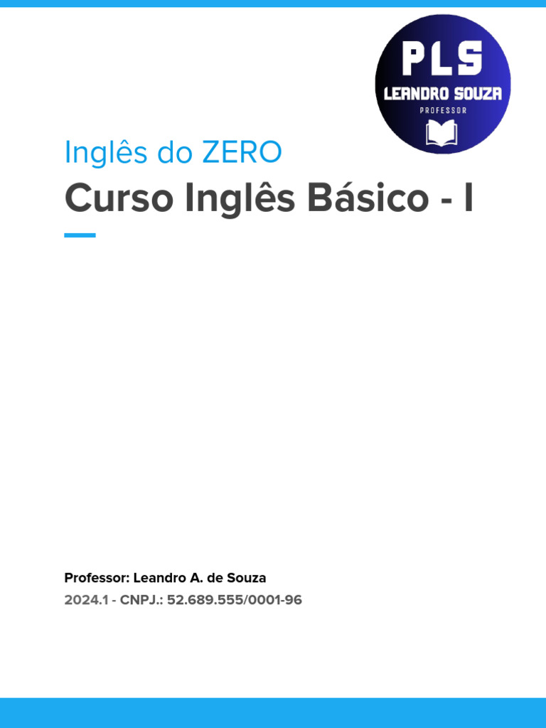 Apostila de Inglês Básico para Iniciantes | PDF