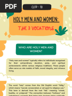 Understanding Vocation Types | PDF | Catholic Church | Priest
