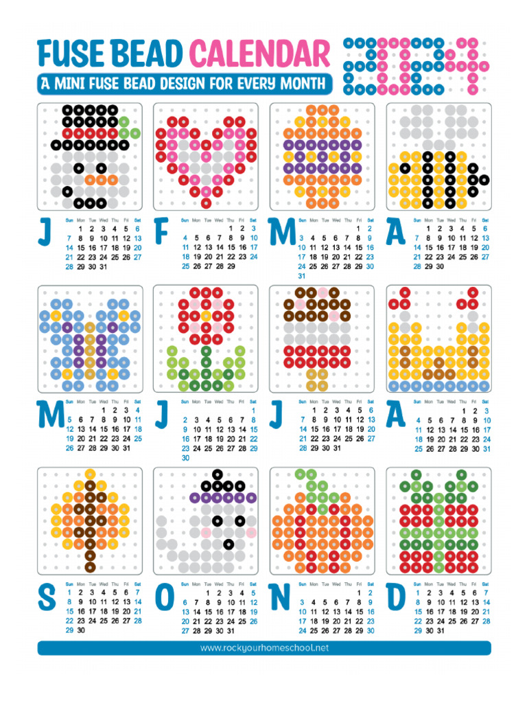 Perler+Bead+Calendar+2024 | PDF