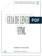 Manual de Elaboracion de Paginas Web HTML