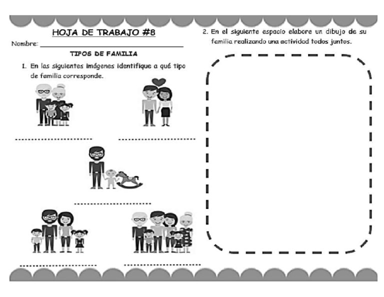 Hoja de Trabajo La Familia | PDF