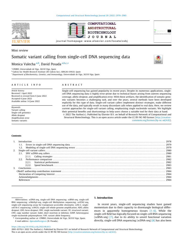1 s2.0 S2001037022002264 Main | PDF | Single Nucleotide Polymorphism ...