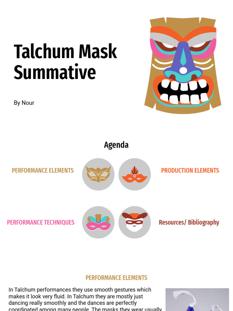 Copy of History of Masks Infographics by Slidesgo | PDF | Dances | Mask