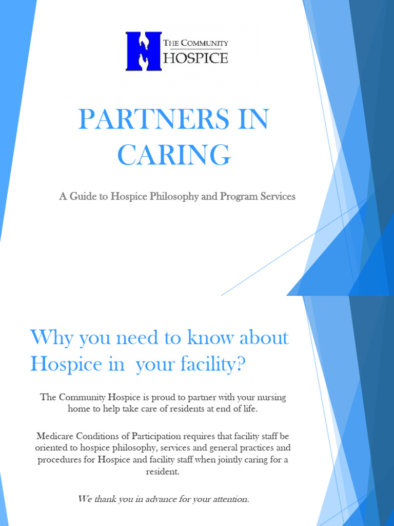 Hospice Care Guide for Nursing Homes | PDF | Palliative Care | End Of ...