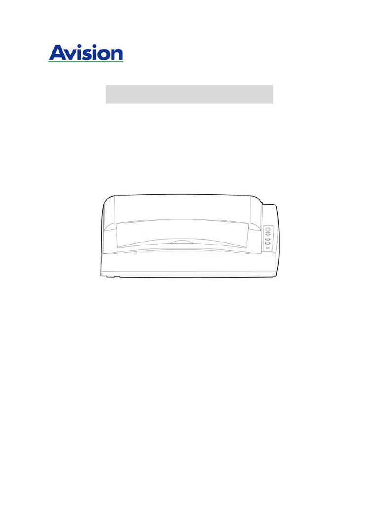 Avision DF-1002S Scanner User Manual | PDF | Image Scanner | Microsoft ...