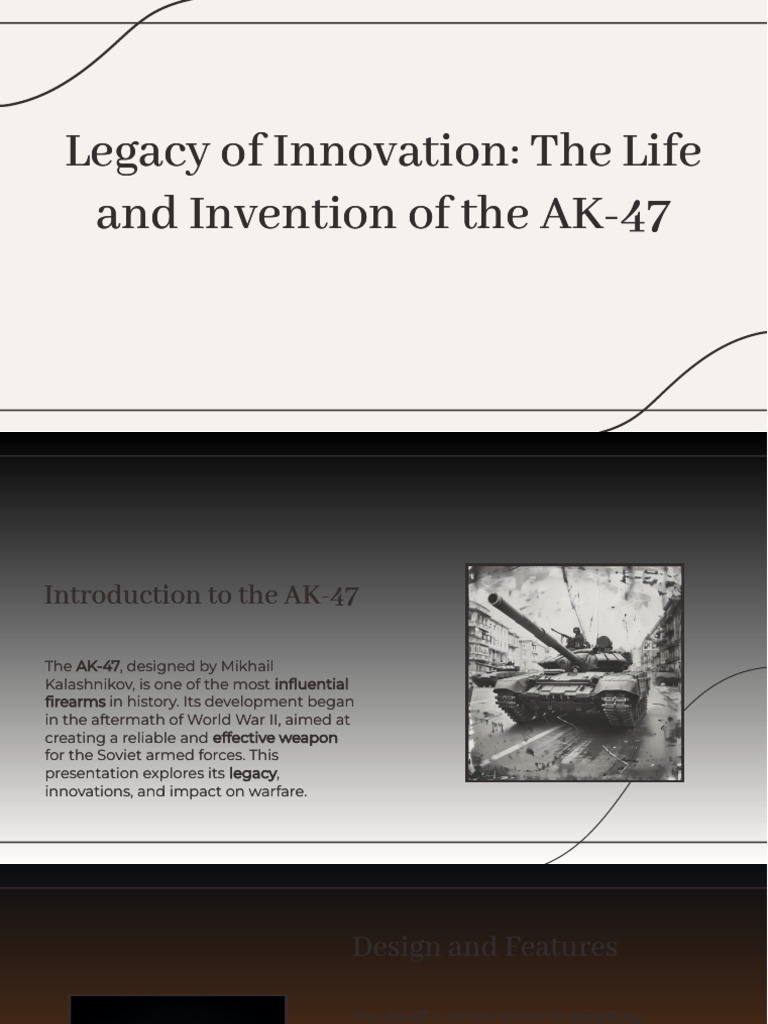 Slidesgo Legacy of Innovation the Life and Invention of the Ak 47 ...