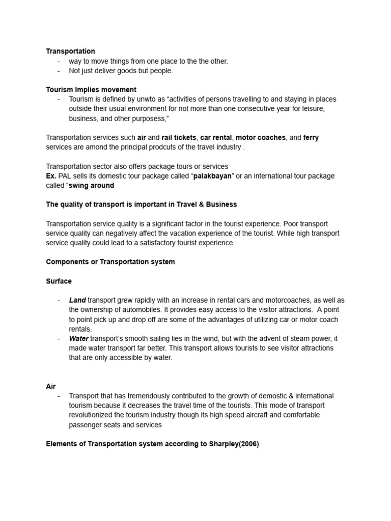 Transportation Management | PDF | Transport | Aviation