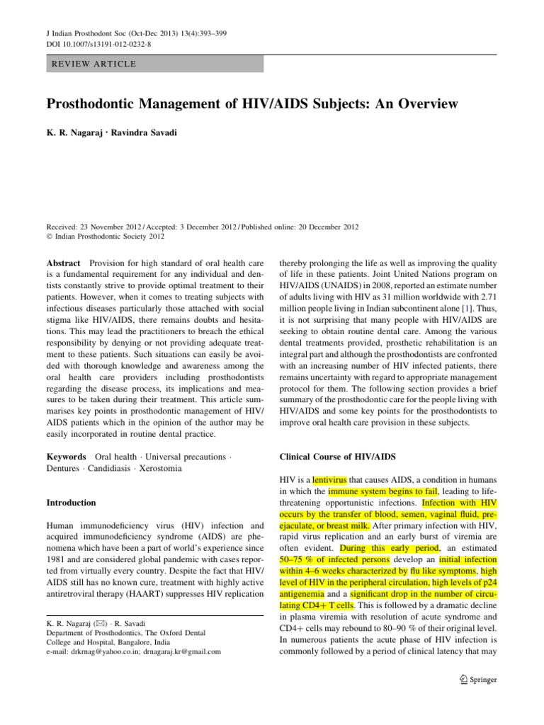 AIDS pt management | PDF | Hiv/Aids | Management Of Hiv/Aids