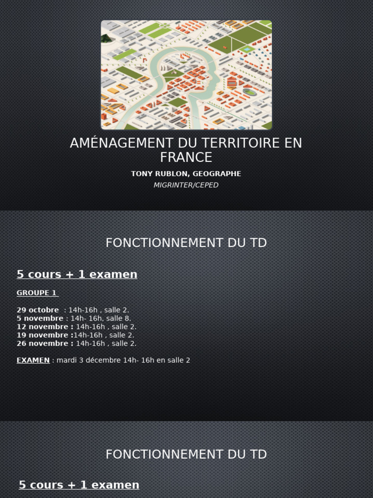 Aménagement du Territoire en France | PDF | Économie