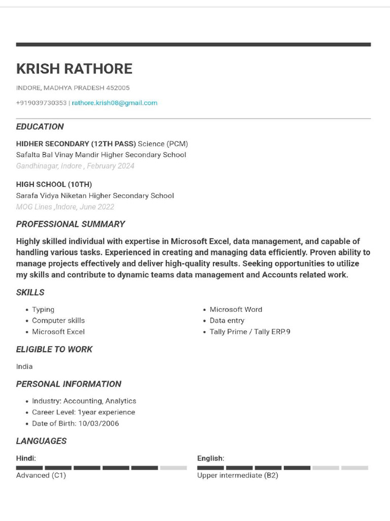 Krish Rathore | PDF