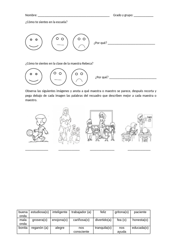 Actividad Percepción de Alumnos A Docentes | PDF