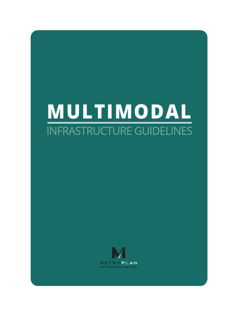 Central Arkansas Multimodal Guidelines | PDF | Pedestrian Crossing ...
