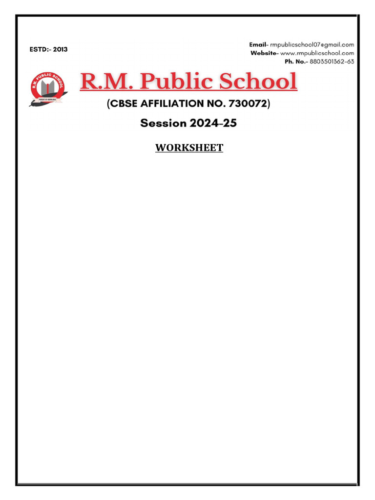 10th Grade IT Worksheet and Instructions | PDF