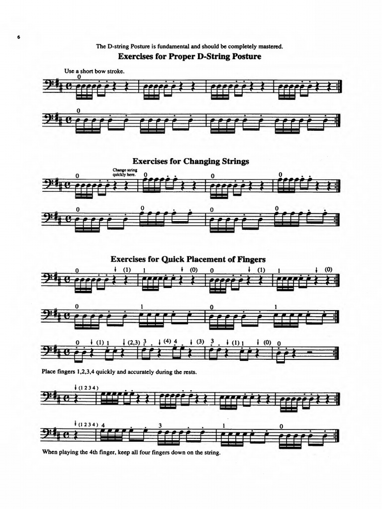Mastering D-String Posture Techniques | PDF