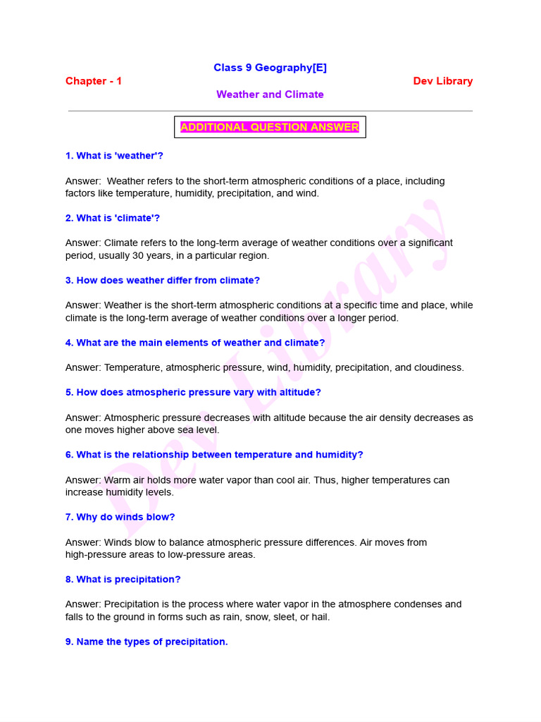 1 - Google Docs | PDF | Precipitation | Rain